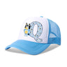Blueyi Bingo Kids Baseball Cap Cartoon A-Z Letter Print Sun Hat Boys Summer Casual Caps Kawaii Adjustable Peaked Hats Child Gift