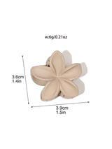 5 Pcs 4CM Flower Clip, Back of Head Plate Hair Clip Shark Clip for Women and Girls