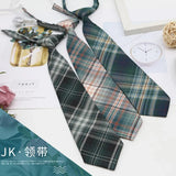 Ladies JK Ties Women Striped Neck Tie Girls Japanese Style for Jk Uniform Ties Cute Necktie Plaid Uniform School Accessories