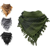 Outdoor Hiking Scarves Military Arab Tactical Desert Scarf  Shemagh with Tassel for Men Women