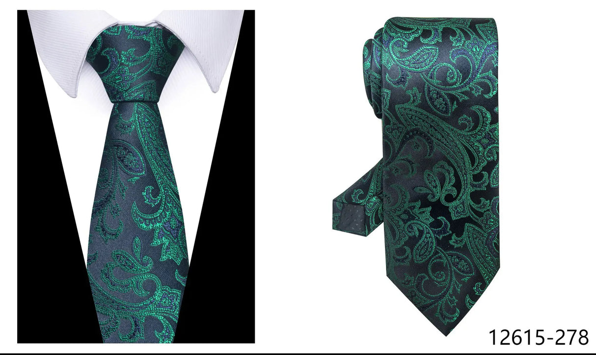 100% Silk Brand Purple Tie Men Necktie High Quality Mix Colors Silk 7.5 cm Gravatas Accessories Wedding April Fool's Day