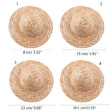 Fashionable Sun Hat for Outdoor Activities DIY Painting and Decorating Straw Hat