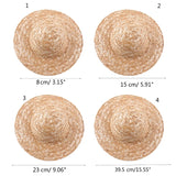 Fashionable Sun Hat for Outdoor Activities DIY Painting and Decorating Straw Hat