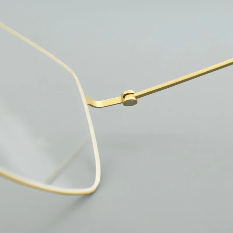 pure Titanium Glasses Frame for Men women 5508 Vintage square Myopia Prescription Eyeglasses Frames 2024 Optical Korean Eyewear