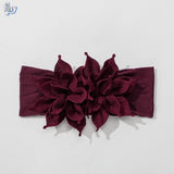 Newborn Baby Girl Headbands Baby Elastic Hair Band Head Flower Toddler Headband Cute Headwear Kids Accessories Nylon Hairban