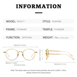 2015 Round Eyeglass Titanium Retro Square Glasses Frames Men Women Eyeglasses Frames Eyewear Business Korean Spectacles Frame