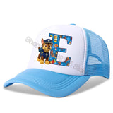 New Paw Patrol Kids Letters Baseball Caps Boys Cartoon Casuals Hat Children Sports Sun Hat Adjustable Peaked Cap Birthday Gifts
