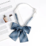 Fashion JK Bowtie Women College Student Collar Tie Cotton Plaid Bowknot Lolita Girls Adjustable Butterfly Anime Cosplay Cravat