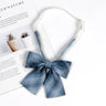 Fashion JK Bowtie Women College Student Collar Tie Cotton Plaid Bowknot Lolita Girls Adjustable Butterfly Anime Cosplay Cravat