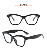 Retro Men Women Clear Lens Presbyopia Glasses Personalized Cat Eye Reading Glasses Blue Light Blocking Eye Protection Eyewear