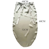 100% Mulberry Silk Sleep Cap for Long & Curly Hair Nightcap with Adjustable Hair Wrap for Woman