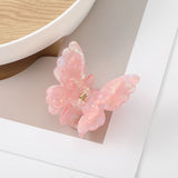 AWAYTR Double-layer Dazzle Butterfly Hair Claw Clips for Women Girls Hair Clip Barrette Hair Clamps Headwear Hair Accessories