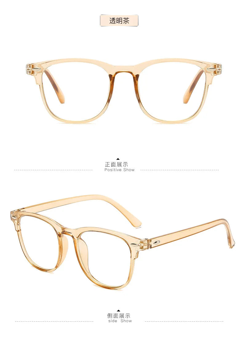 -1.0 -1.5 -2.0 To -6.0 New Transparent Finished Myopia Glasses Men Women Black Eyeglasses Prescription Shortsighted Eyewear