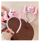 New Kawaii Pink Rabbit Banana Guinea Pig Plush Headband Creative Funny Fun Fashion Portable Cute Anime Headband for Woman Girls