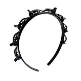 New Double Band Headbands for Women Hairstyle Fashion Non-Slip Hair Bands with Clips Bezel Hair Hoop Hair Headwear