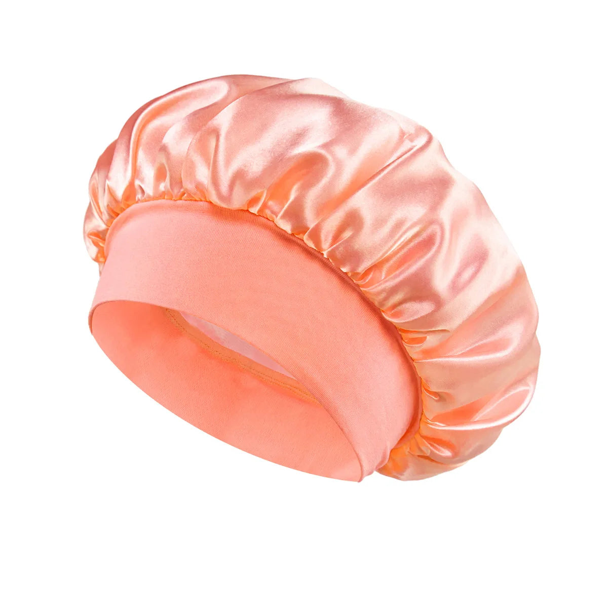 Soft Shower Caps Soft Silk Night Caps Hair Care Bonnet Nightcap for Women Beauty Salon Hair Care Hats Bathroom Products
