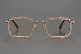 Exquisite Titanium Handmade Glasses Frame Mens Women Retro Square Spectacle Frames Eyeglasses Japanese Design Oval Round Eyewear