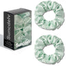 2PCS 3.5CM Mulberry Silk Scrunchies Women Grils Hair Ties for Hair Sleep No Damage Hairband Curly Hair Elastics Ponytail Holder