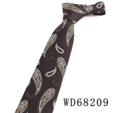 New Wedding Ties For Men Women Business Woven Floral Striped Neck Tie For Party Adult Suit Neckties For Groomsmen Gifts