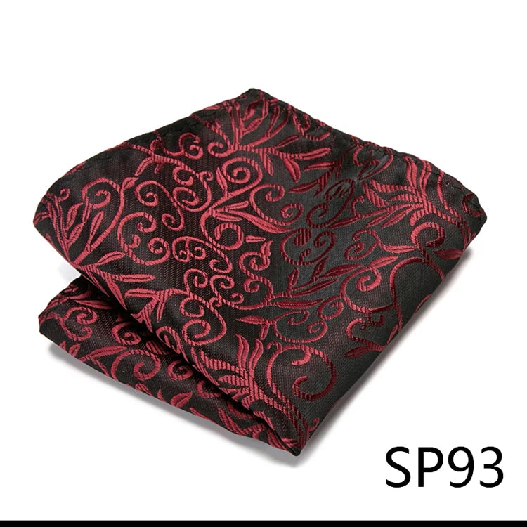 Pocket Square Handkerchief Nice Handmade Woven 100% Silk Hanky Pocket Square Printed  hombre Pink Office Clothing accessories