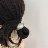irregular and minimalist curved elastic hairrope retro fashion and personality head rope temperament and versatile rubber band