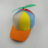 Fashion Colorful Bamboo Dragonfly Patchwork Baseball Cap Adult Kid Helicopter Propeller Funny Cotton Parent-child Snapback Hats