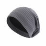 Unisex Men Women Beanie Cotton Night Sleep Cap Bonnet Chemo Hat Headwear Turban Baggy Hair Care Nightcap Pullover Hat Solid Colo