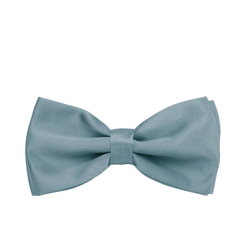 Men Bowties Classic Satin Bowtie Hot Sale Gentleman Necktie For Wedding Party Adjustable Solid Colorful Men Bow Ties Neck Cravat