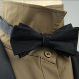 4 Styles Solid Color Black White Wine Bow Ties New Ribbon Gilded Butterfly Double Layered Wedding Party Bowknot Tuxedo Cravat