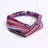 Women Headband New Fashion Hair Bands Bohemian Cross Elastic Hair Band For Ladies Black Purple Female Head band Hair Accessories