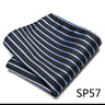 High Grade 2023 New Style Hot sale Silk Handkerchief Black Suit Accessories Solid Men Abraham Lincoln's birthday Pocket Square