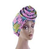 African Printed Satin-lined Turban Hat Women Fashion Dished Flower Hat All Kinds Of Popular Multifunction Wrap Head Ethnic Caps