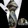 Men Neckties Tie Classic Handkerchiefs Plaid Necktie Cufflinks For Men Blouse Business Wedding Accessories Woman Collar Man Gift