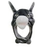 Soft Plush Animal Hat Moving Ears Hat Headgear Ears Airbag Cap Ear Protection Earmuff Funny Toys Neck Warmer Winter Warmer