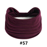 Headbands for Women Cotton Wide Headwrap Yoga Workout Hairbands Elastic Sport Head Bands Turban Bandana Bandage Hair Accessories