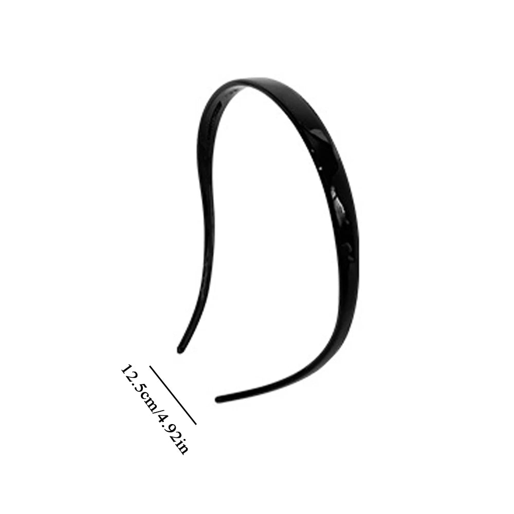 Toothed Headband Sunglasses Shaped Headband Transparent Non-slip Hair Hoop Hairstyle Fixing Tool Hair Accessories Hairband