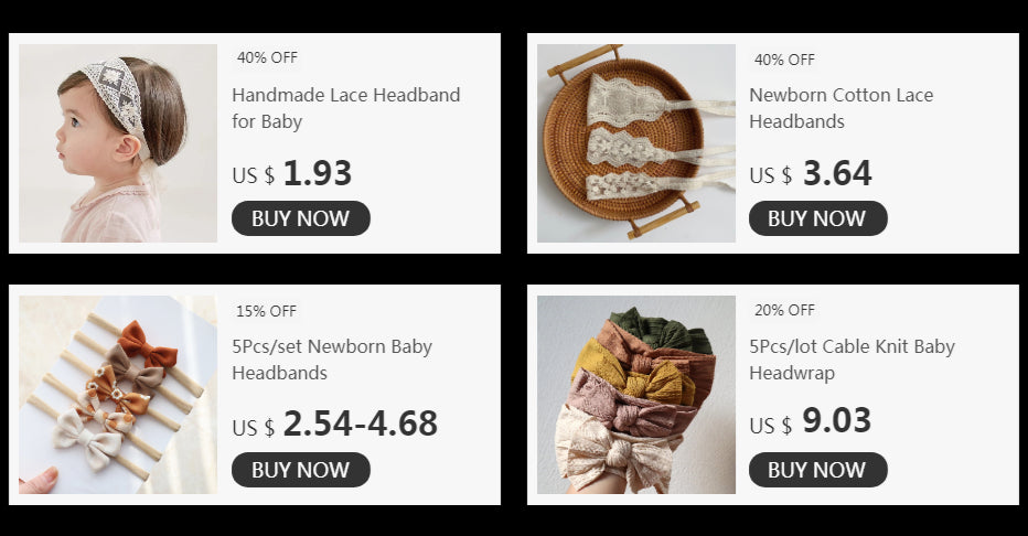 Baby Headband Big Bows For Girls Hair Accessories Jacquard Toddler Wide Headwrap Soft Newborn Hairband Elastic Kids Turban