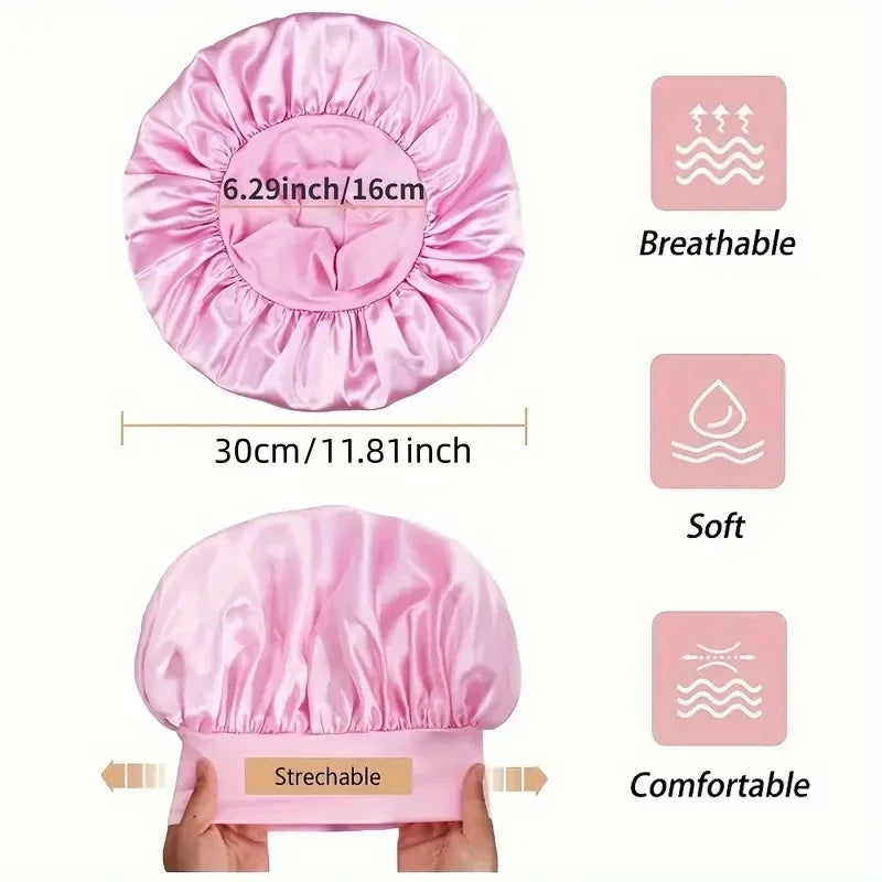 Heatless Curling Rod Headband No Heat Hair Curler Hair Rollers Soft Curlers Lazy Curls Satin Bonnet Night Cap Hair Styling Tools