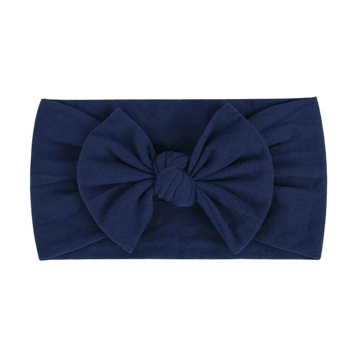1Pc Baby Nylon Headscarf Astique Suitable Newborn Girl Flower Handmade Headband Elastic Hairband Turban Toddler Hair Accessories