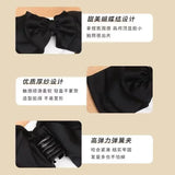 Hot Korean  Big Size Bow Hair Clip Claw Clamp Women  High Ponytail  Barrettes Headwear Girls Women Hair Accessories