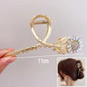 New Sweet Flower Durian Hair Claw Clip Ponytail Grab Hair Clips Shark Clip Woman Hairpins For Girl Hair Accessories Headdress