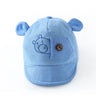 Cute Cartoon Printing Bucket Baby Hat Cotton Breathable Kids Fisherman Hat Infant Toddle Sun Hat with Drawstring for 1-5 Years