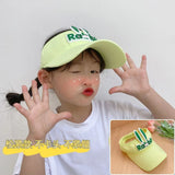 Sport Empty Top Cap Sun Hats for Baby Girls Boys Visor Hat Adjustable Outdoor Cap
