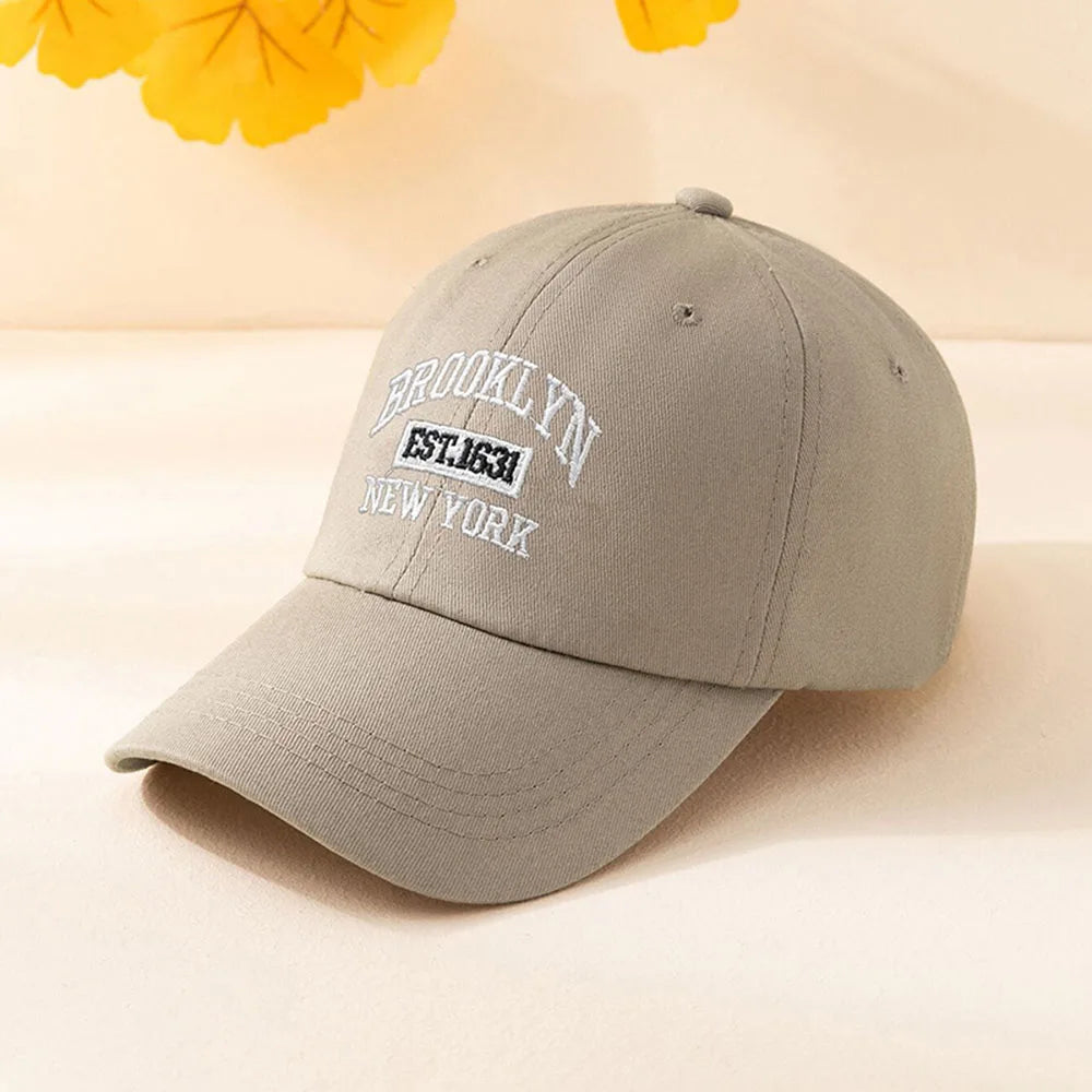 1pc Men and Women's Vintage Embroidered Baseball Cap With 'BROOKLYN NEW YORK' Print Suitable For Daily Wear and Gift Giving