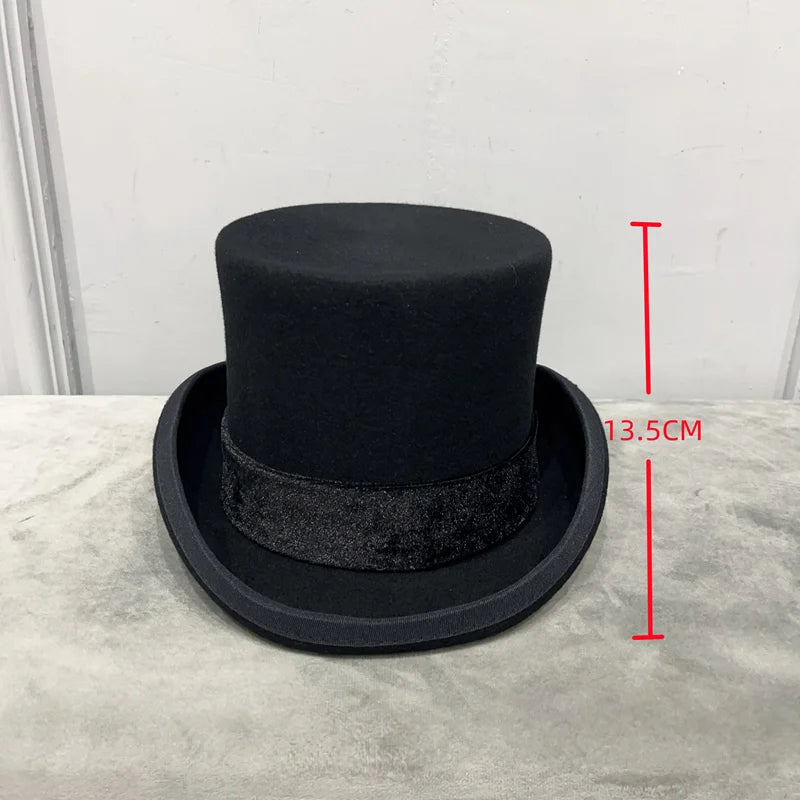 British wind in Europe and the gentleman cap stage performance top hat retro fashion and personality President hat cap