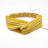 Women Headband New Fashion Hair Bands Bohemian Cross Elastic Hair Band For Ladies Black Purple Female Head band Hair Accessories