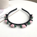 Braided Hair Bands for Girls Hair Hoop Headwear Female Flower Love Fruit Headwear Women New Fashion Hair Accessories