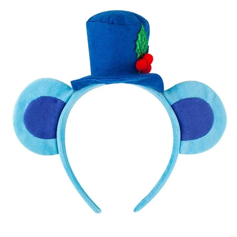 Lovely Plush Bear Ear Headband for Women Girl Birthday Party Gathering Headpiece School Event Accessory Stage Hairhoop