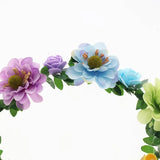 Headband Fashion Headdress New Hair Hoop Bride Wedding Floral Tiara Headband Women Headwear Flower Crowns Headband Rose Flower