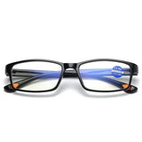 Luxury Blue Light Blocking Reading Glasses Women Men Cutting Frame Presbyopia Eyeglasses HD Lens Farsighted Prescription Eyewear